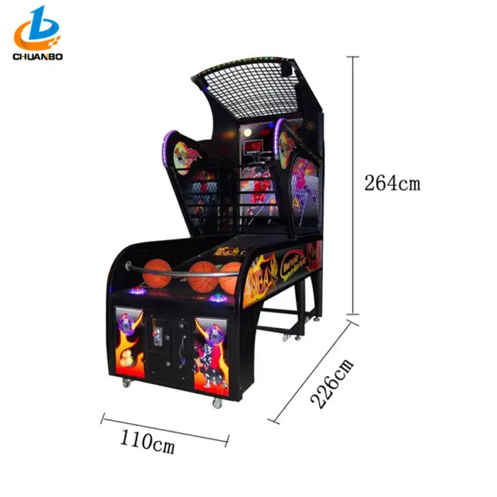 crazy hoop arcade basketball game indoor electronic machine