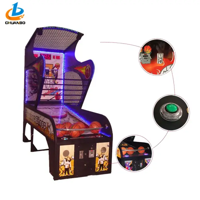 crazy hoop arcade basketball game indoor electronic machine