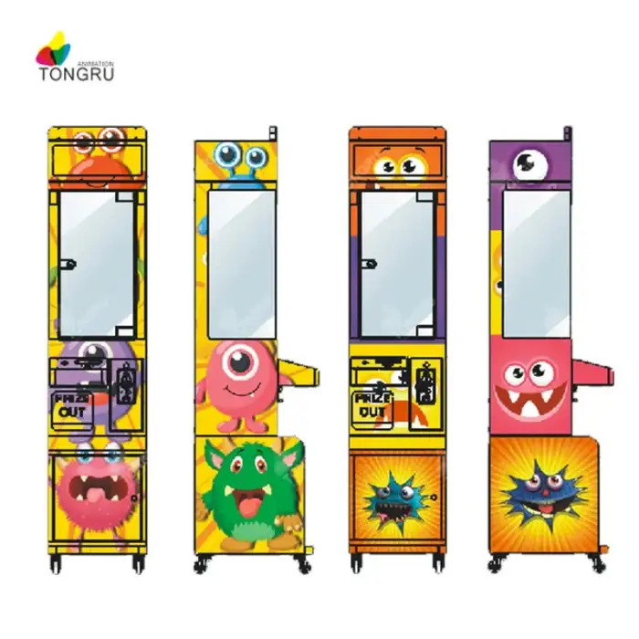 Indoor amusement Coin Operated Arcade Game Machine Mini Fairyland Claw Crane Machine Prize Vending Game gift Machine