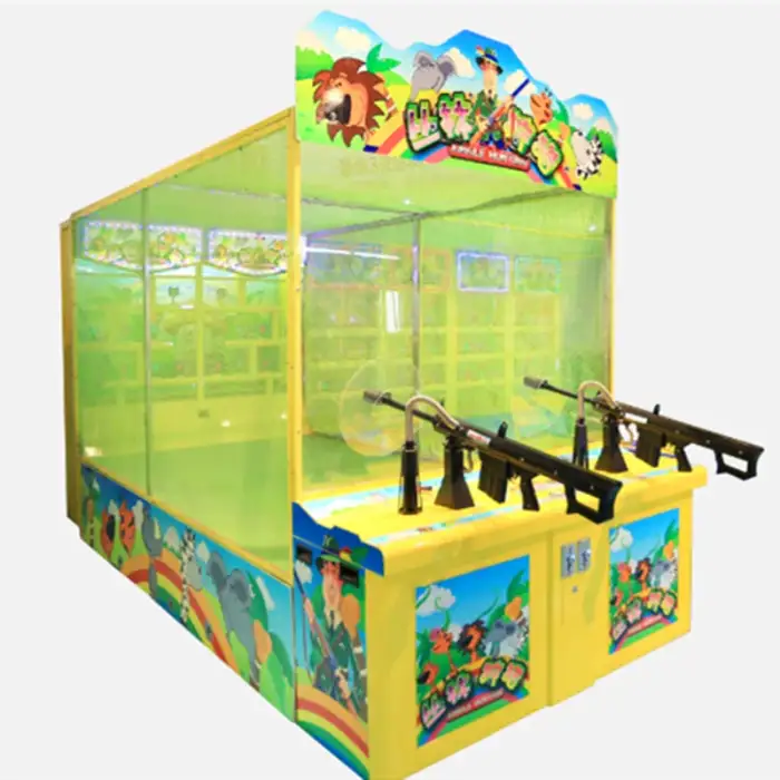 Coin operated commercial arcade street shooting game machine