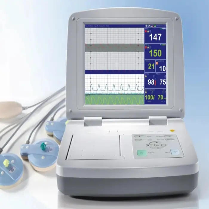 Single Twine maternal ctg machine baby heart fetal monitor cardiotocograph ctg machine