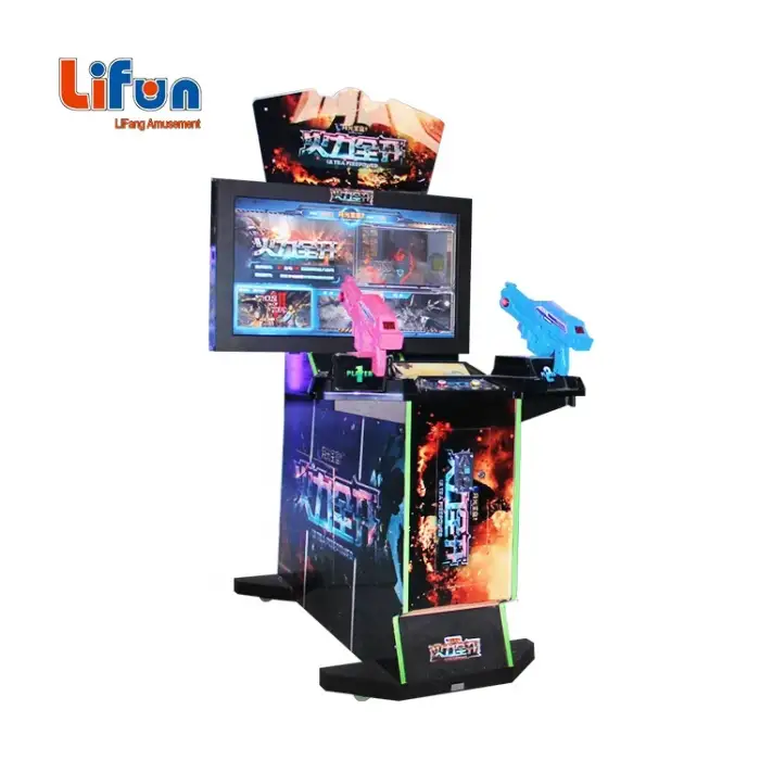 Indoor Coin Operated gun shooting Video Game Simulator Paradise Lost Gun Shoot Arcade game Machine