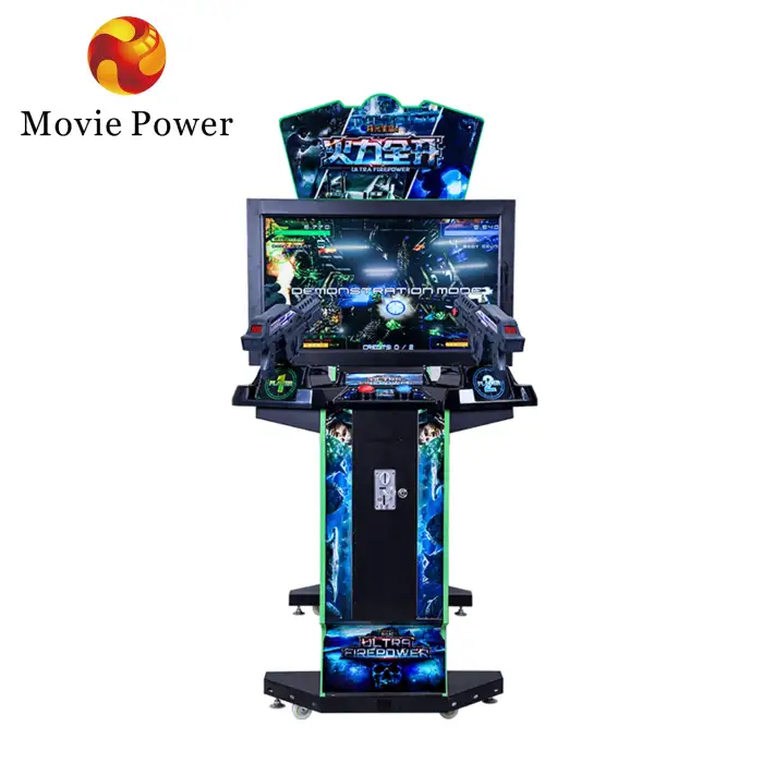 2 Players Shooting Gun Game Machine Video Game Coin Operated Arcade Game Machine