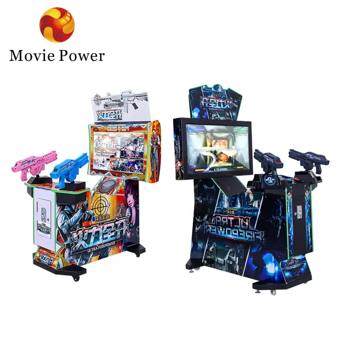 2 Players Shooting Gun Game Machine Video Game Coin Operated Arcade Game Machine