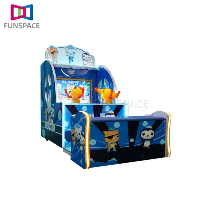 Coin Pusher 2 Players Water Shooting Arcade Game Machine For Mall