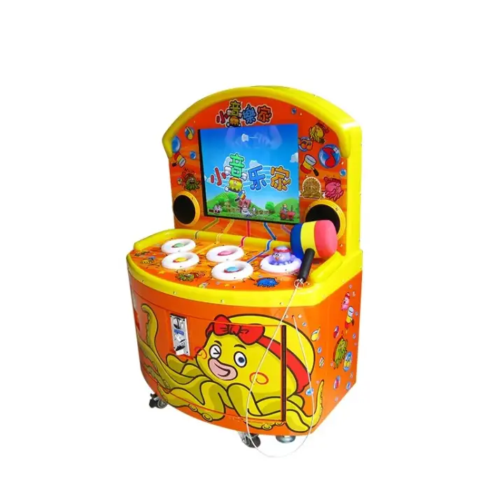 Kids game machine hammer octopus arcade music game machine