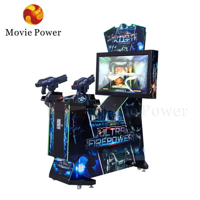 2 Players Shooting Gun Game Machine Video Game Coin Operated Arcade Game Machine