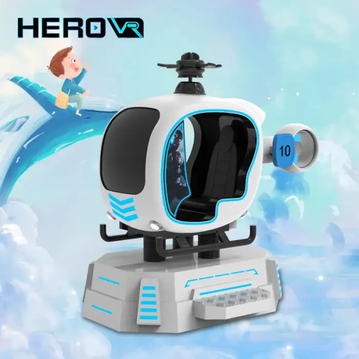 VR Space Projection Virtual Reality Simulation Rides Shooting Arcade Machine Mini Kids Coin Operated Game Machine