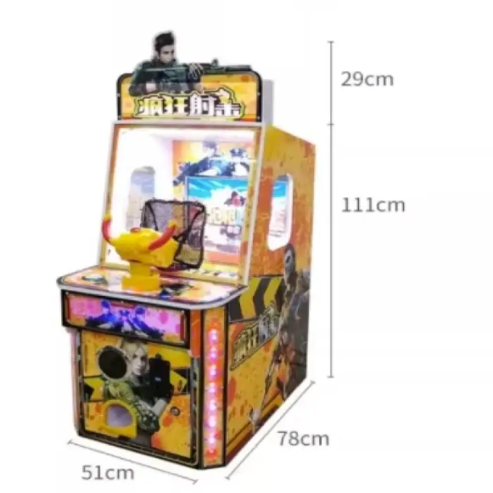 Banana Land Pinball Shooting Arcade Game Machine