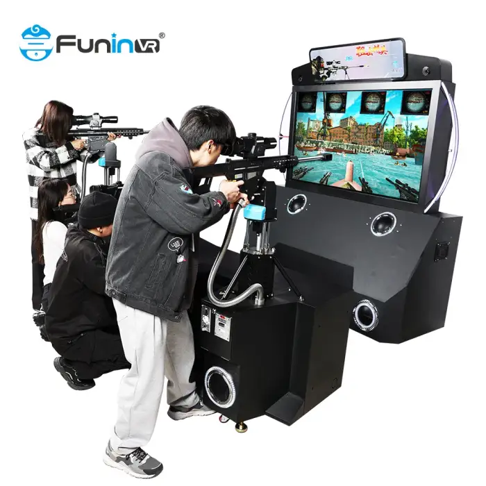 Arcade Game Machine For Shopping Mall Vr Multiplayer  9D Vr Shoot Simulator