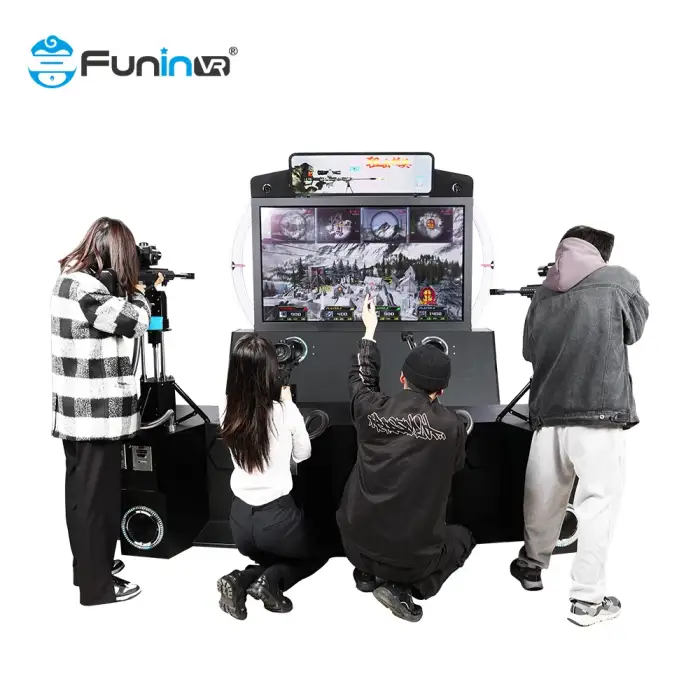 Arcade Game Machine For Shopping Mall Vr Multiplayer  9D Vr Shoot Simulator