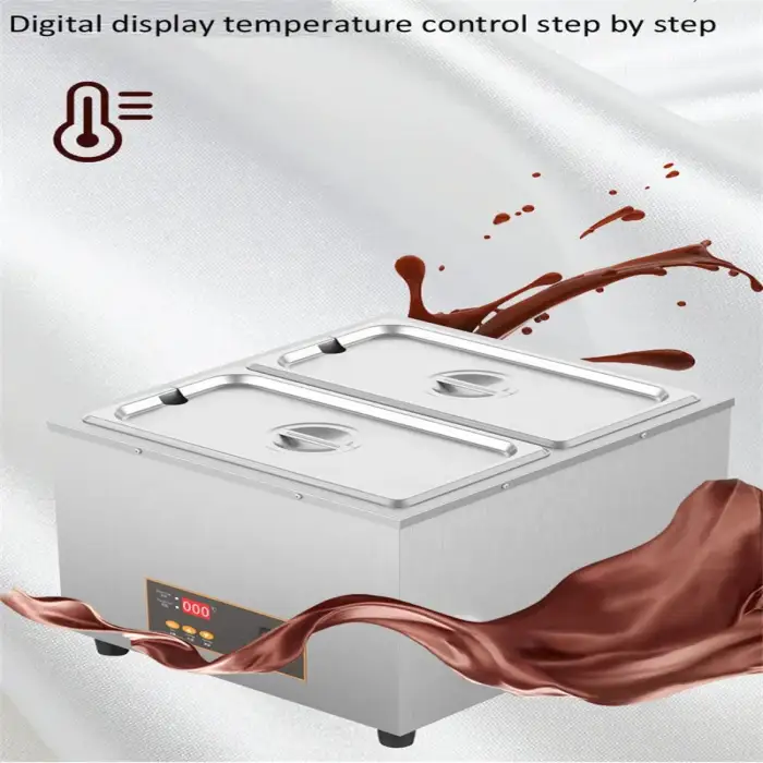 110 or 220VChocolate Cheese Melting Machine Temperature Display Insulated Thermostatic Pot Baking Tank  Chocolate Heating  Machine