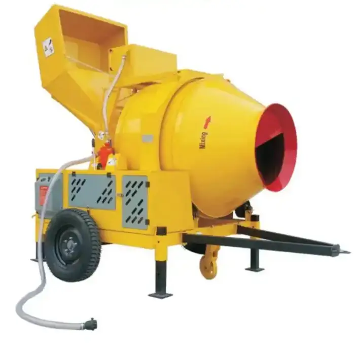 Diesel Small Concrete Mixer machine self loading 400L concrete mixer for sale with pump