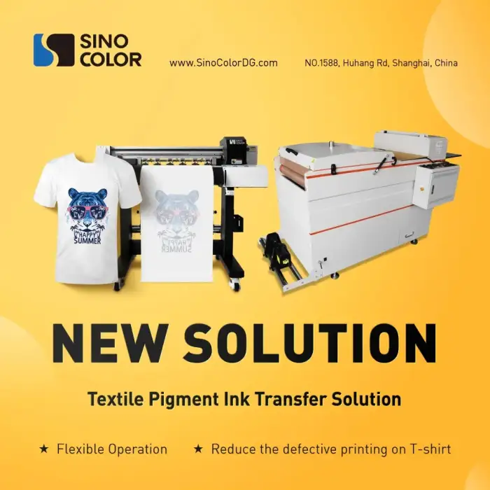 SinoColor DTF Printer – High-Quality 60cm PET Film Transfer Machine