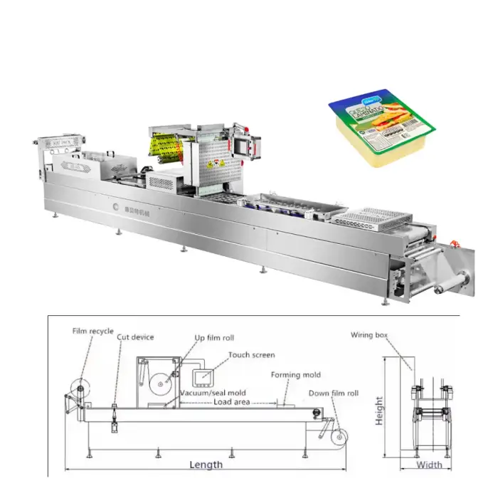 thermofor vacuum packaging machine pizza