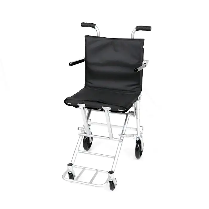 wholesale 5.5kg lightweight aviation wheelchair aviation chair luggage transport trolley Hospital trolley cart bulk