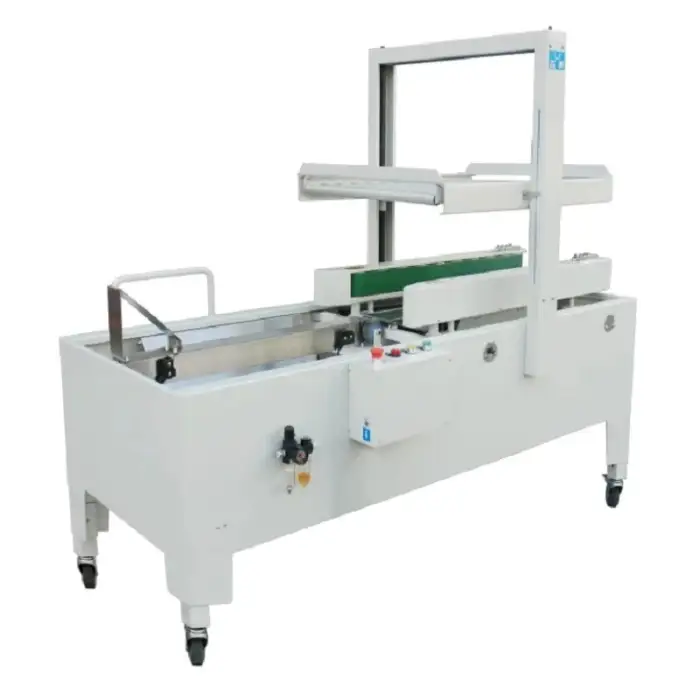 DZF-5050 Hualian Hard Tool Mobile Phone Case Packaging Box Milk Automatic Carton Sealer Machine