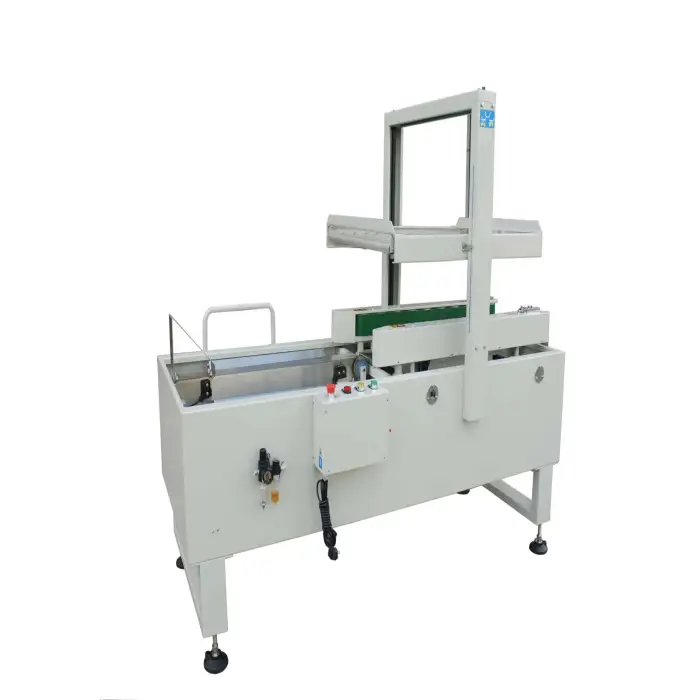 DZF-5050 Hualian Hard Tool Mobile Phone Case Packaging Box Milk Automatic Carton Sealer Machine