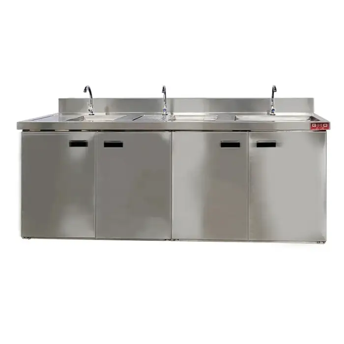 High Quality  Popular  Bartender Table Stainless Steel Bar Counter Fridge For Bar Hotel Restaurant