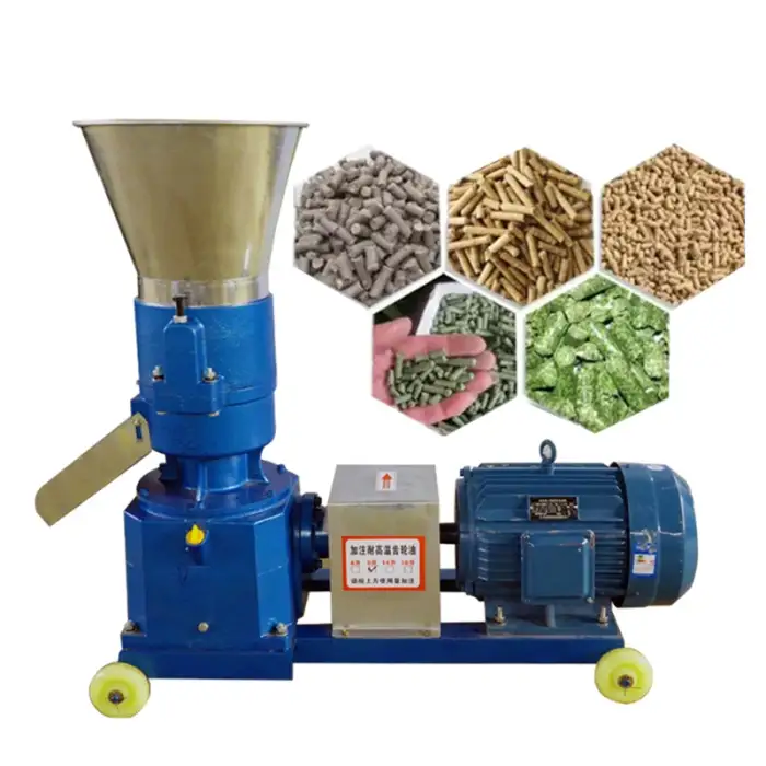 Animal poultry cattle chicken fish feed pellet making machine floating for livestock feed