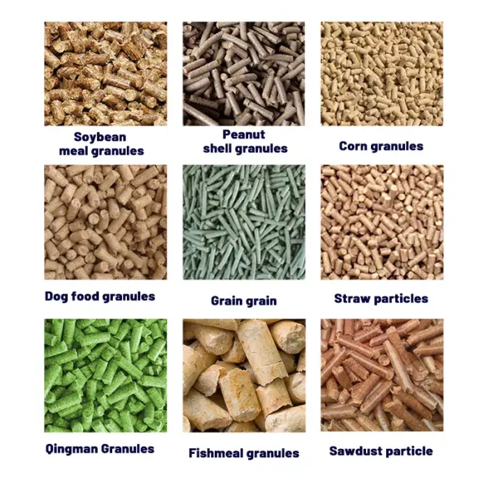 Animal poultry cattle chicken fish feed pellet making machine floating for livestock feed