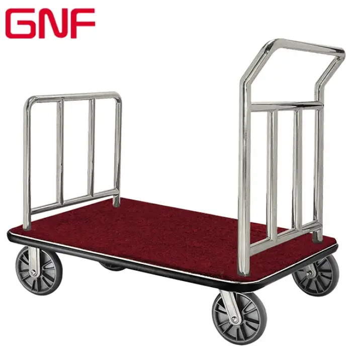 GNF hotel porch luggage cart bellboy trolley luggage trolley for hotel