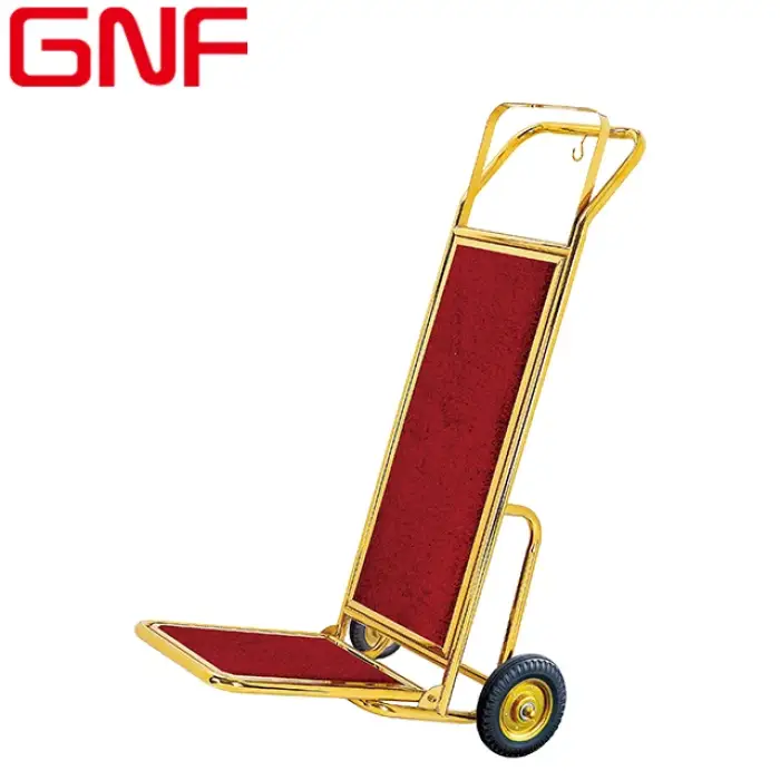 GNF hotel porch luggage cart bellboy trolley luggage trolley for hotel