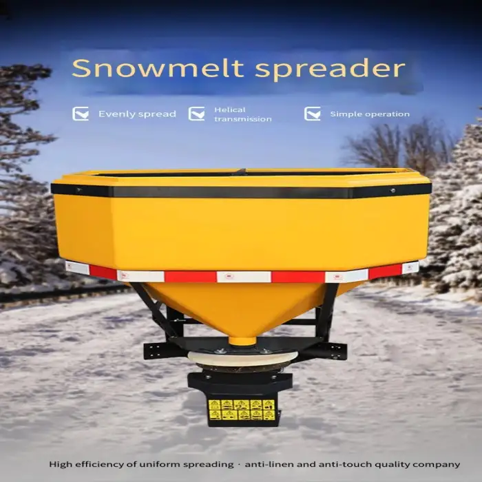 Efficient and Versatile Snow Melting Agent Spreader for Winter Road Maintenance