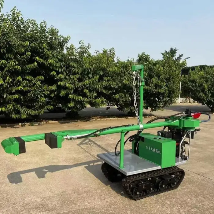 garden and farm crawler self-propelled fruit shaker machine