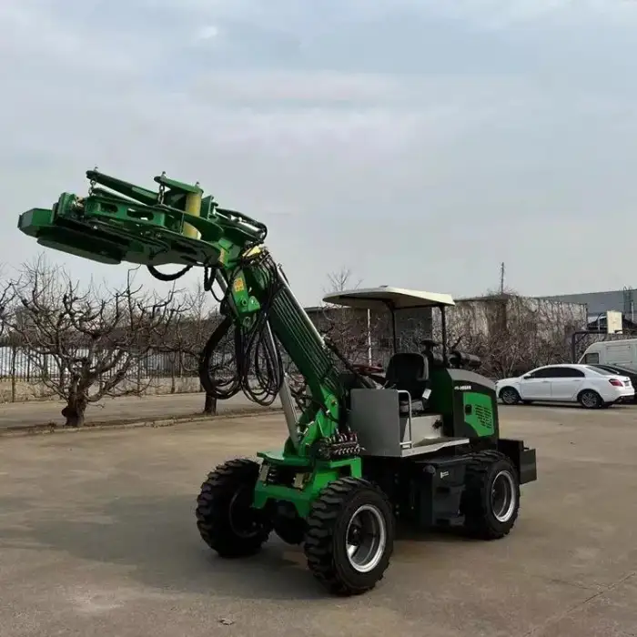 garden and farm crawler self-propelled fruit shaker machine