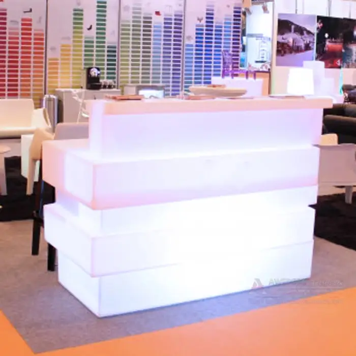 Bar counter LED furniture poseur mobile table arredamento bar con bancone tiki bar portatil para eventos  (bc190)