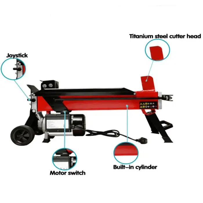 Small tons home application wood log splitter firewood splitting machine on sale