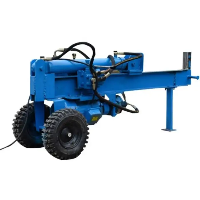 portable horizontal wood log splitter for home application