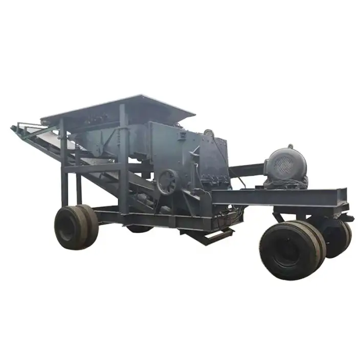 Mobile Crusher Jaw Crusher Industrial Stone Construction Waste Sand and Stone Plant Crusher Mechanism Sand Machine