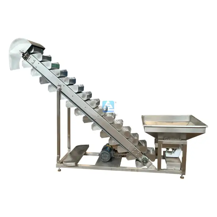 Automatic Inclined conveyor Machine Inclined Conveyor Bucket Elevator Conveyor Vertical Inclined Particle Elevator