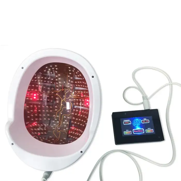 Photobiomodulation Brain Wellness Helmet Alzheimer Parkinsonism Disease Phototherapy Stroke Rehabilitation Equipment Medical