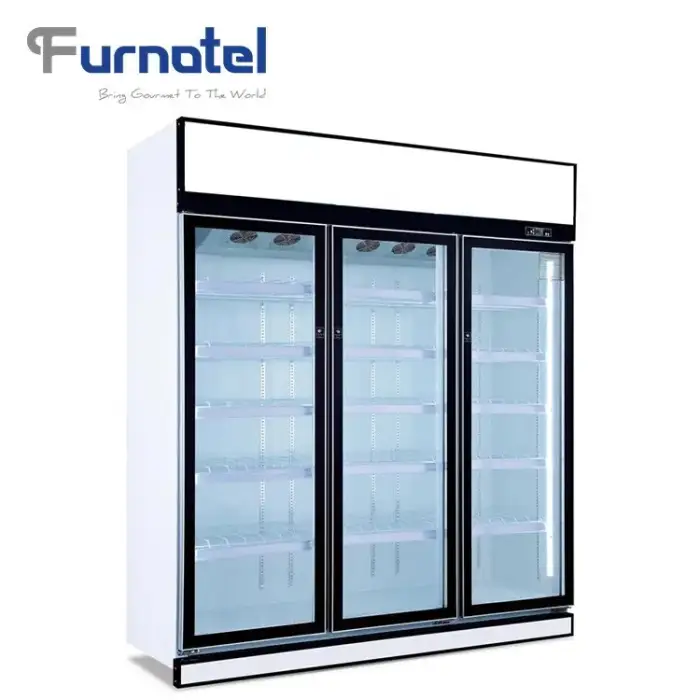 Supermarket Open Chiller Cold Showcase Commercial Meat Display Refrigerator