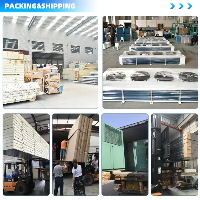 Industrial Cold Storage Unit Price Commercial Warehouse Walk In Freezer Refrigerator Blast Cold Room For Fish Meat Vegetable