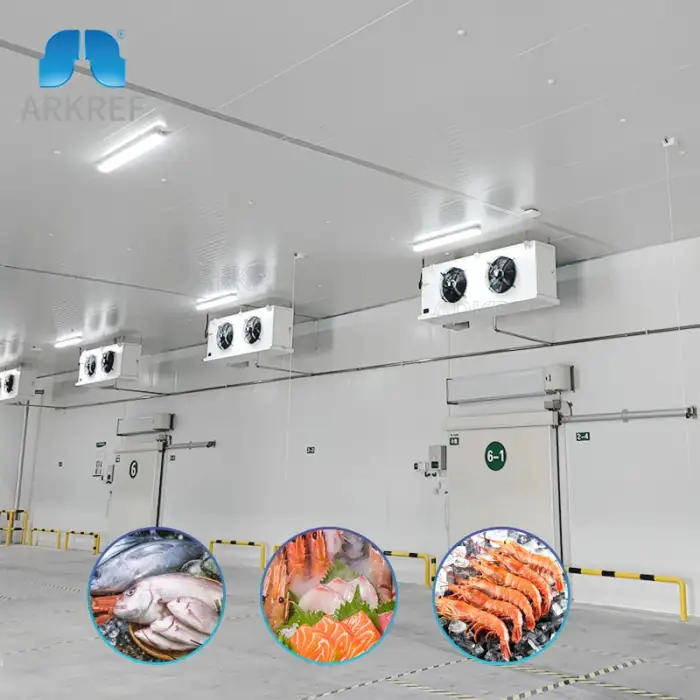 Storage Refrigeration Cooling System Cooler Rooms High Quality Walk-in Deep Freezer Cold Room For Seafood