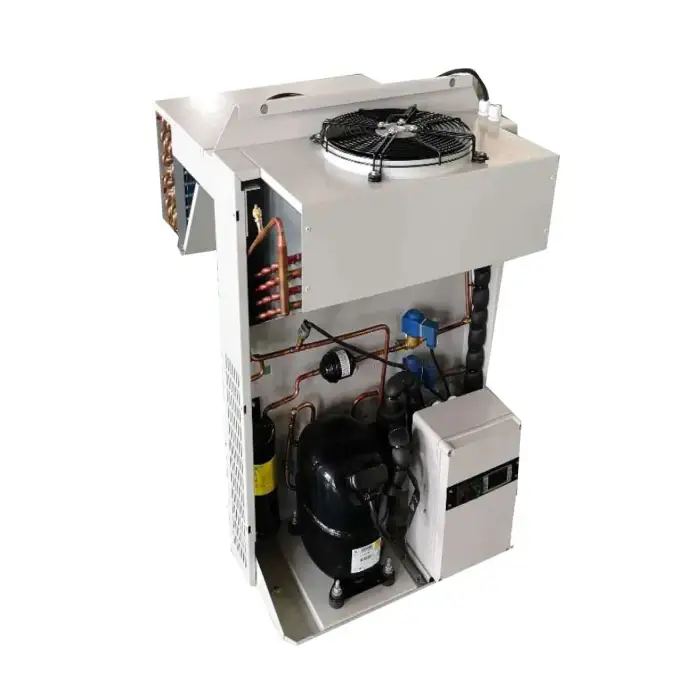 coldroom system R404a 1hp walk in cooler freezer Mini monoblock refrigeration condensing unit with compressor 220v