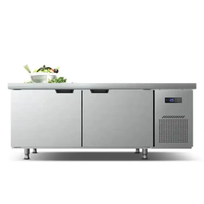 Commercial Working Bench Air Cooling Under Counter Refrigerator Freezer