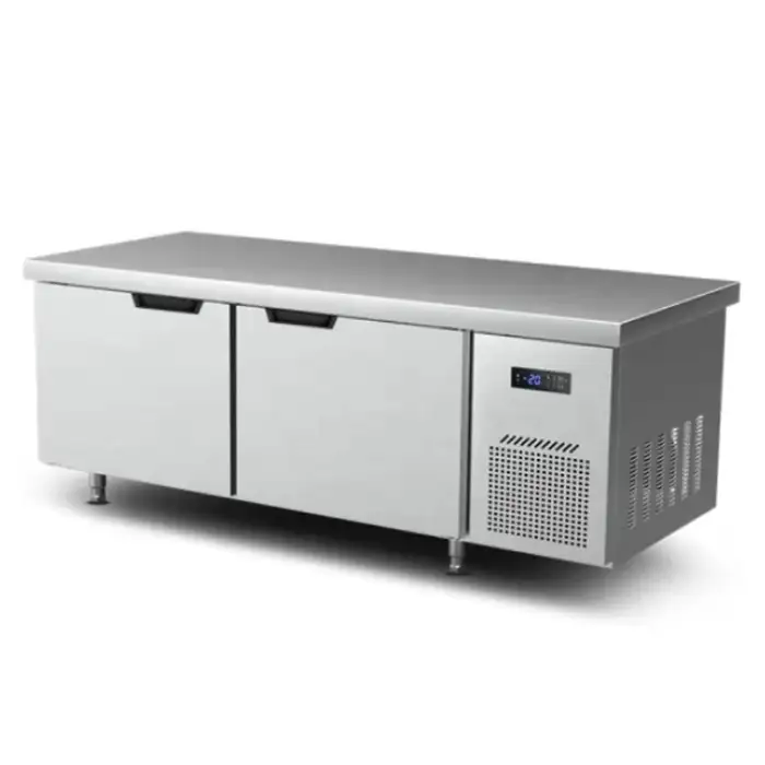 Commercial Working Bench Air Cooling Under Counter Refrigerator Freezer