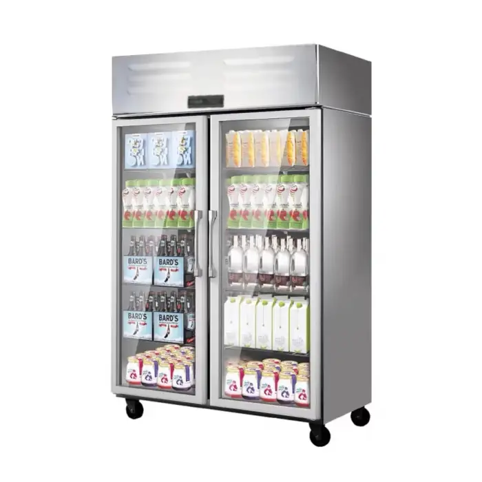 Restaurant Commercial Kitchen Refrigeration  commercial vegetables fridge stainless steel kitchen freezer showcase refrigerator