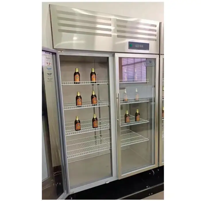 Restaurant Commercial Kitchen Refrigeration  commercial vegetables fridge stainless steel kitchen freezer showcase refrigerator