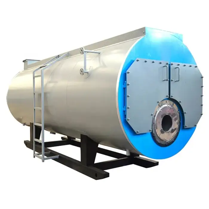 1-20 Ton Industrial Gas Fired Steam Boiler With corrugated furnace three passes and web back structure