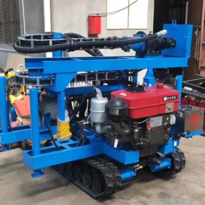 Movable Diesel DTH Surface drilling machine Anchor Construction  Rig Machine High Quality Rock Blast Hole drill