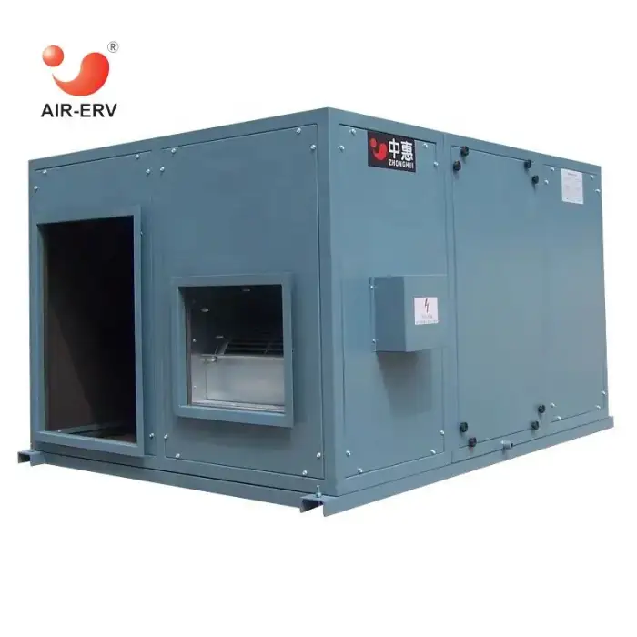 air to air conditioning industrial heat recovery systems heat exchanger for air handling unit with plates