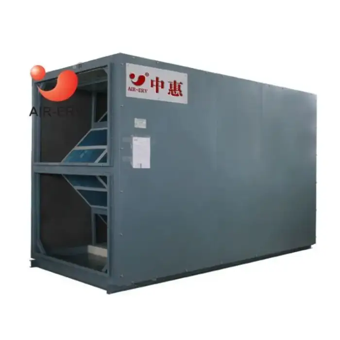 air to air conditioning industrial heat recovery systems heat exchanger for air handling unit with plates