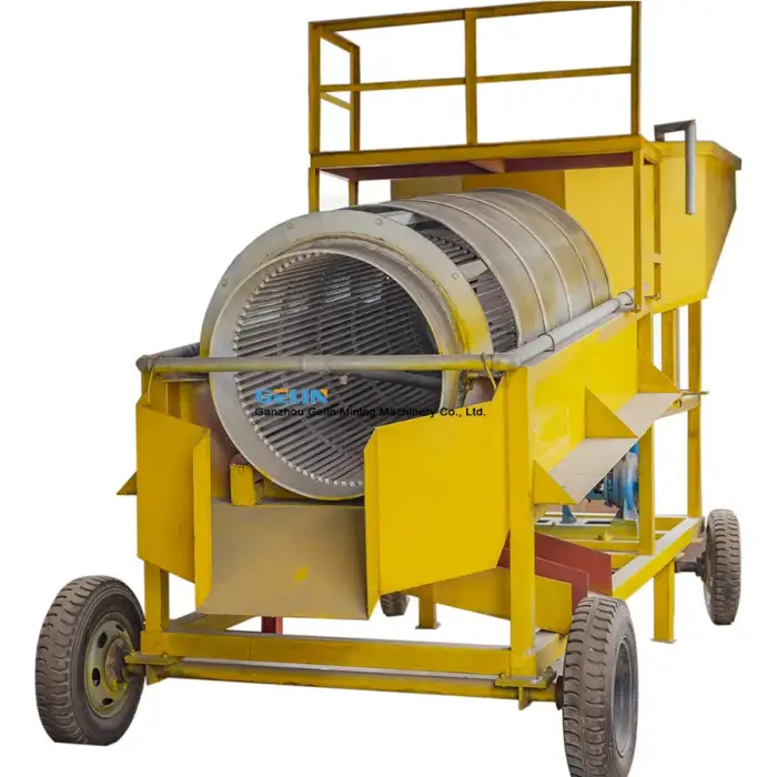 Gold Mining Equipment Portable Trommel Screen Mini Washing Plants