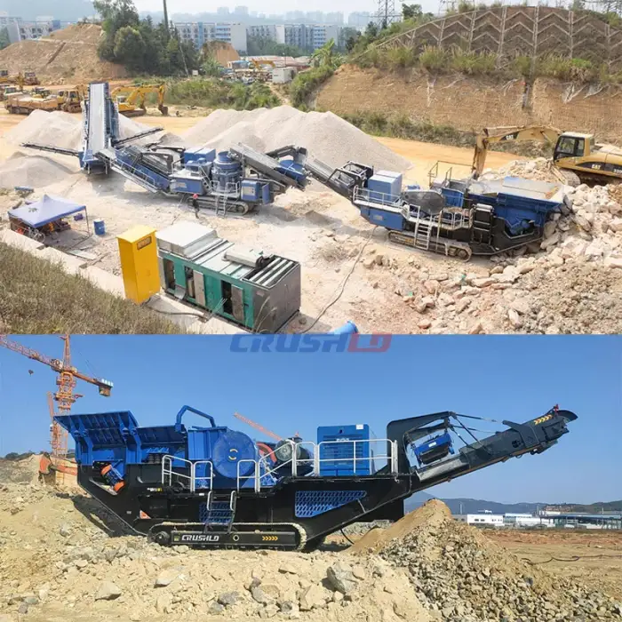 Mining Industry Automatic 120 tph Stone Crushing Machine Complete Mobile Crusher Station Price